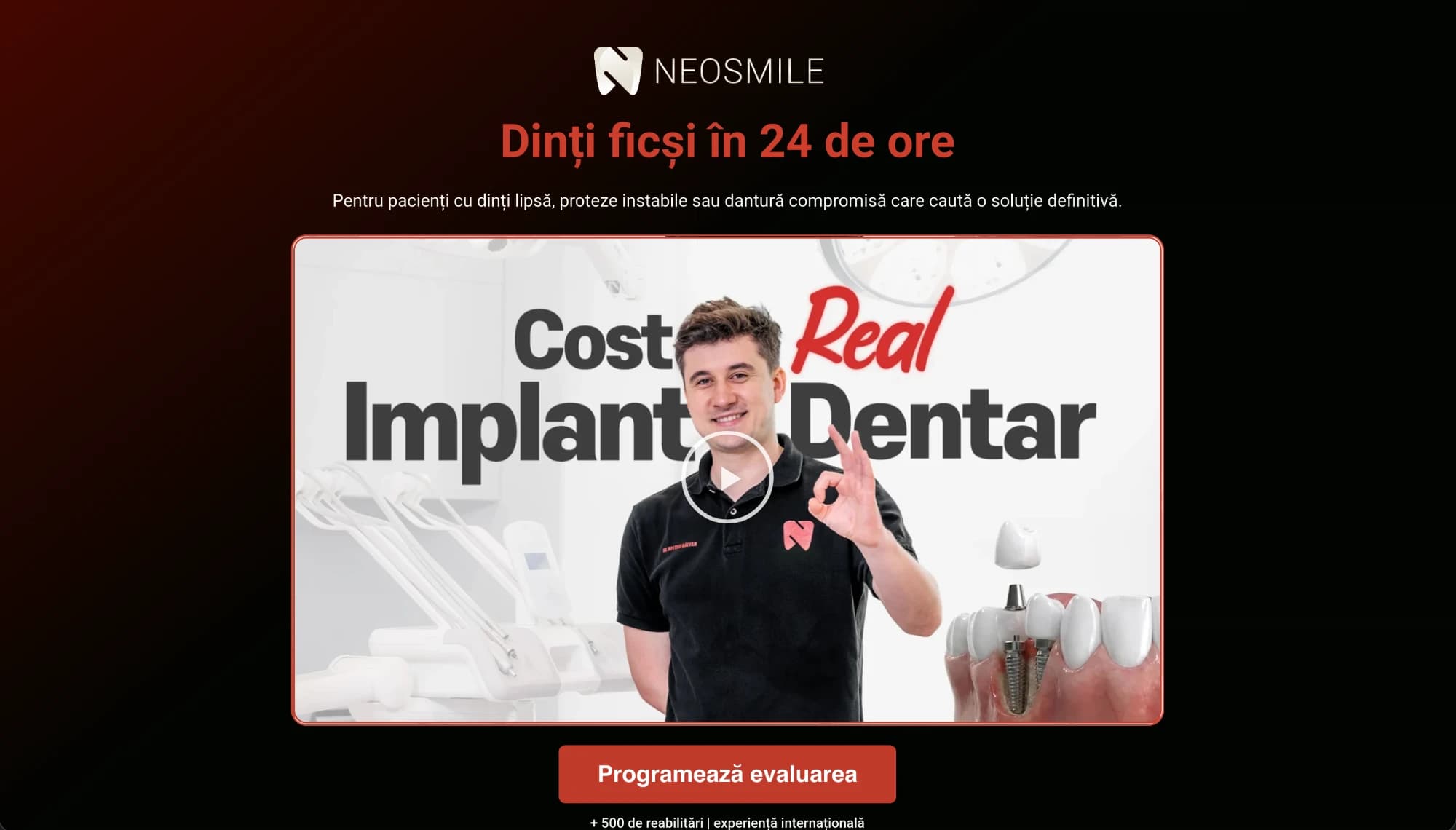 Doctor Apetrei — Landing Page