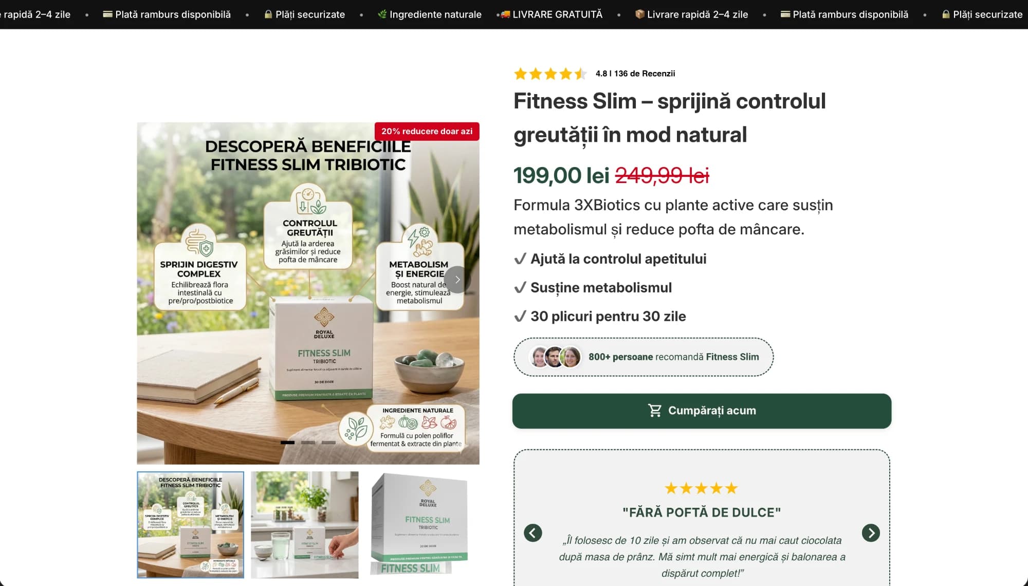 Fitness Slim — Landing Page