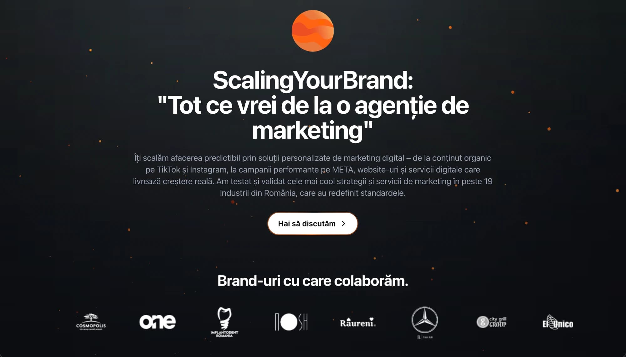 Scaling Your Brand — Site Prezentare